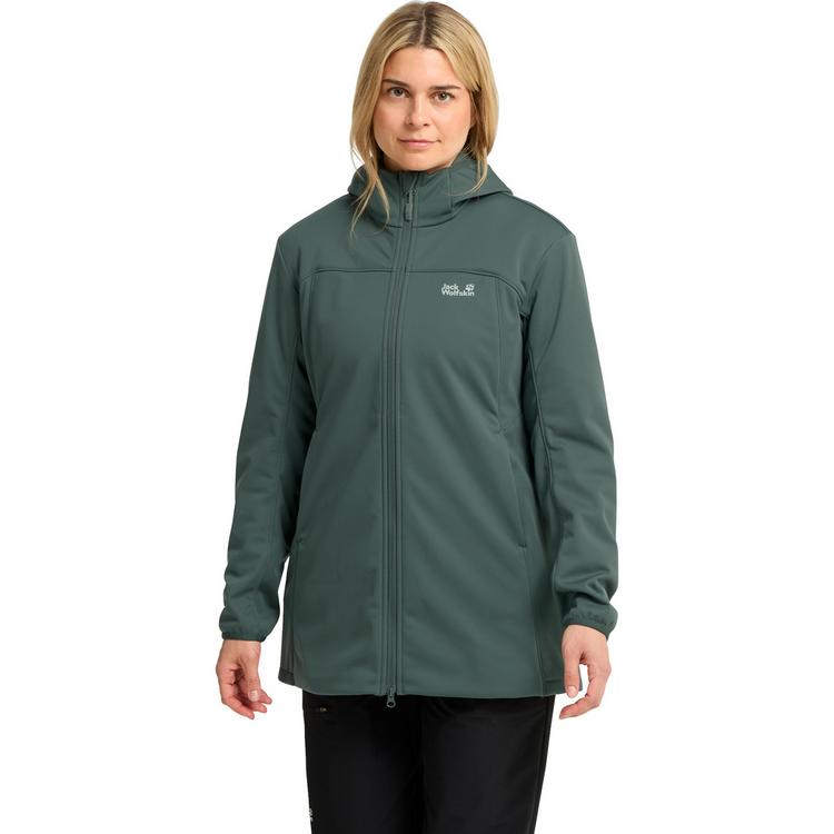 Jack Wolfskin Jack Wolfskin WINDHAIN 2 COAT W Funktionsmantel Damen - sago palm - 0 | SportScheck