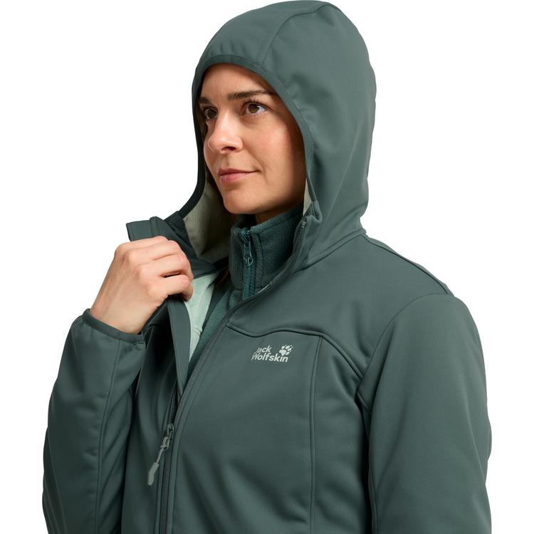 Jack Wolfskin Jack Wolfskin WINDHAIN 2 COAT W Funktionsmantel Damen - sago palm - 0 | SportScheck