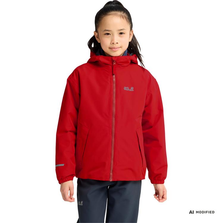 Jack Wolfskin Jack Wolfskin ICELAND 3IN1 JKT K Fleecejacke Kinder - siren red - 2 | SportScheck