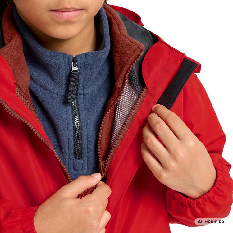 Jack Wolfskin Jack Wolfskin ICELAND 3IN1 JKT K Fleecejacke Kinder - siren red - 4 | SportScheck