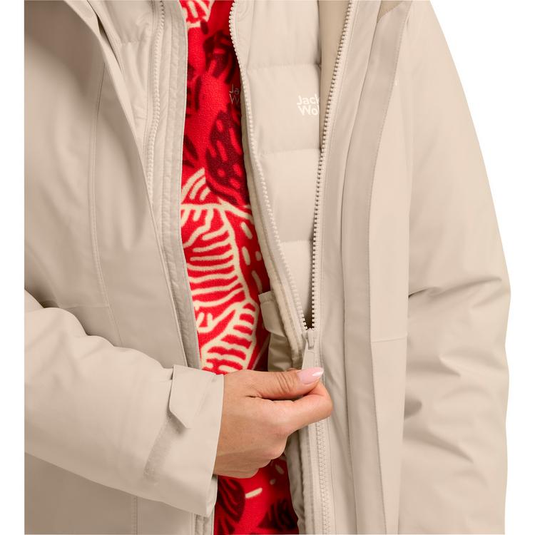 Jack Wolfskin Jack Wolfskin WILD PASS DOWN JKT W RDS Daunenjacke Damen - oyster - 2 | SportScheck