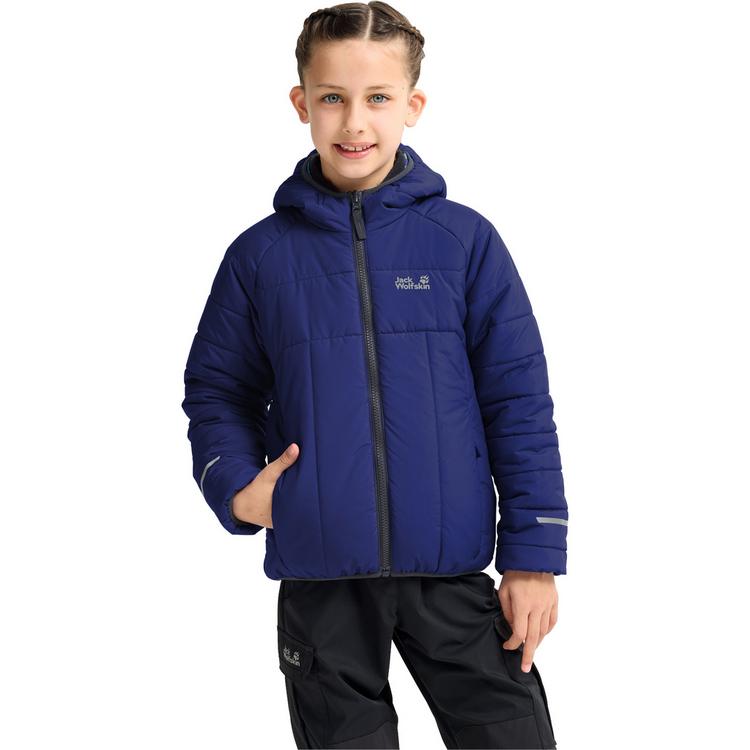 Jack Wolfskin Jack Wolfskin ZENON TWIST HOODED JKT K Funktionsjacke Kinder - glow ink - 0 | SportScheck