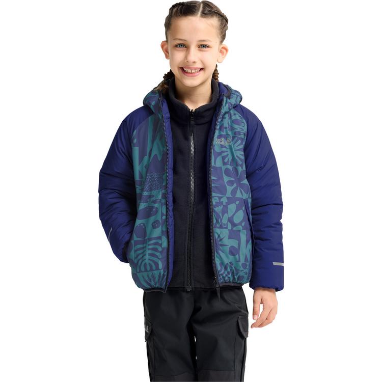 Jack Wolfskin Jack Wolfskin ZENON TWIST HOODED JKT K Funktionsjacke Kinder - glow ink - 0 | SportScheck