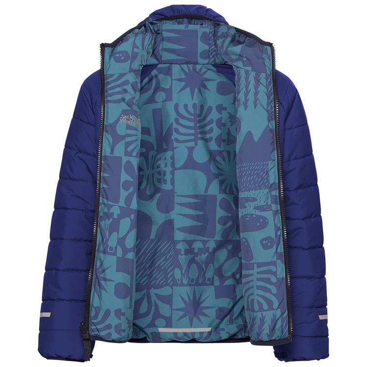 Jack Wolfskin Jack Wolfskin ZENON TWIST HOODED JKT K Funktionsjacke Kinder - glow ink - 3 | SportScheck