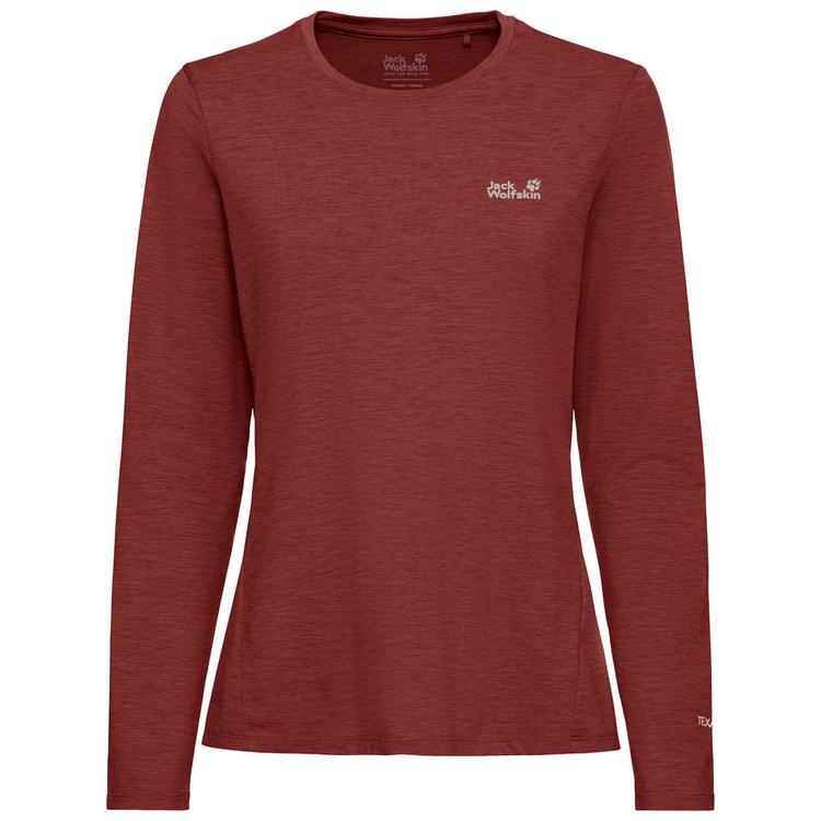 Jack Wolfskin Jack Wolfskin TRAIL LS W Funktionsshirt Damen - merlot - 0 | SportScheck