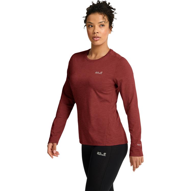 Jack Wolfskin Jack Wolfskin TRAIL LS W Funktionsshirt Damen - merlot - 0 | SportScheck