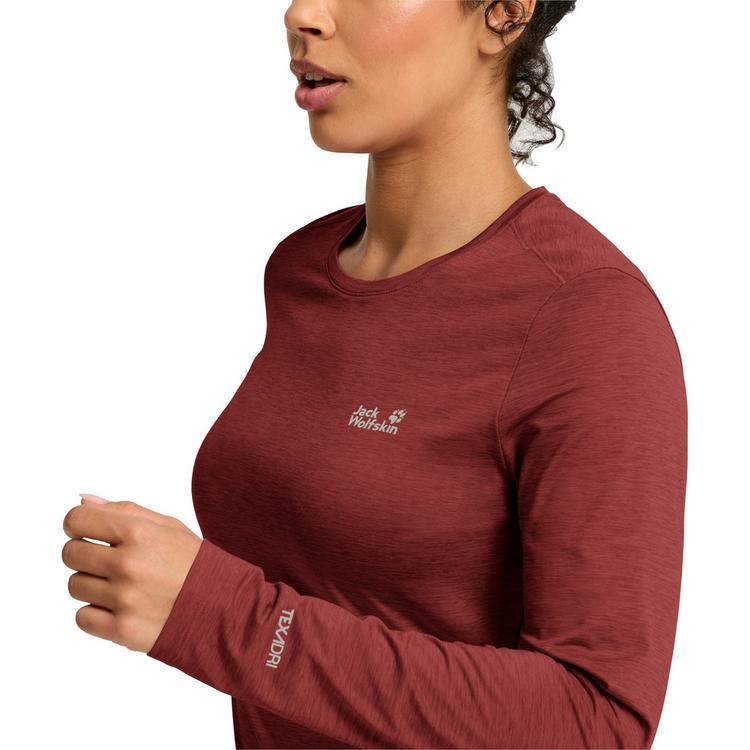 Jack Wolfskin Jack Wolfskin TRAIL LS W Funktionsshirt Damen - merlot - 0 | SportScheck