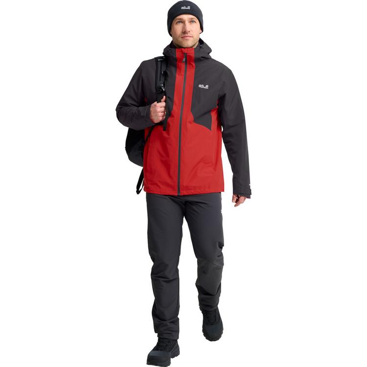 Jack Wolfskin Jack Wolfskin STONETRAIL 3IN1 JKT M Funktionsjacke Herren - siren red - 2 | SportScheck