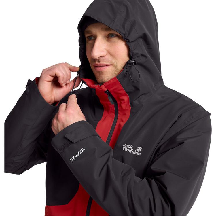 Jack Wolfskin Jack Wolfskin STONETRAIL 3IN1 JKT M Funktionsjacke Herren - siren red - 1 | SportScheck