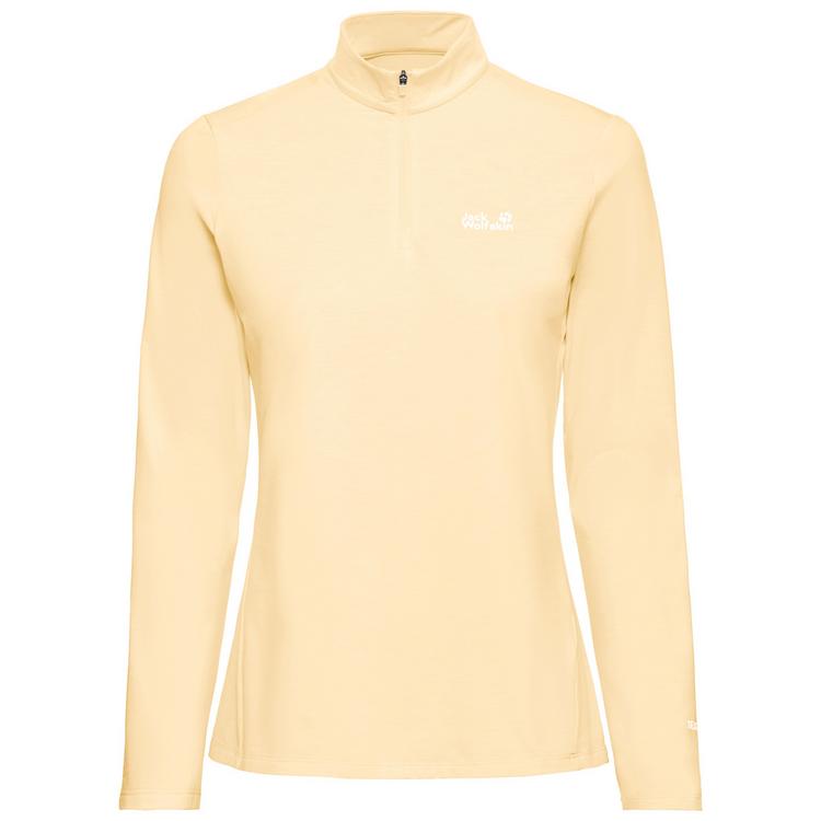 Jack Wolfskin Jack Wolfskin TRAIL HZ W Funktionsshirt Damen - vanilla cream - 0 | SportScheck