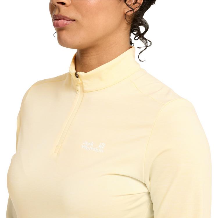Jack Wolfskin Jack Wolfskin TRAIL HZ W Funktionsshirt Damen - vanilla cream - 0 | SportScheck