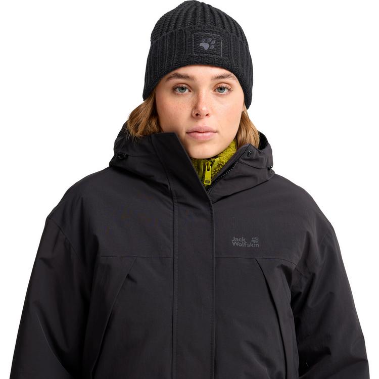 Jack Wolfskin Jack Wolfskin BADGE PAW BEANIE Stirnband - black - 2 | SportScheck