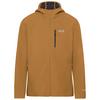 Jack Wolfskin WILD WINDS HOODED JKT M Funktionsjacke Herren - peanut