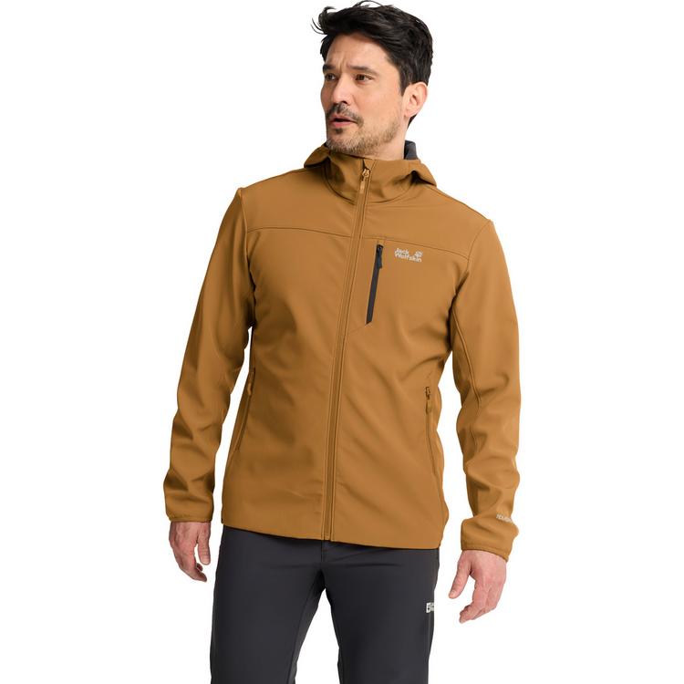 Jack Wolfskin Jack Wolfskin WILD WINDS HOODED JKT M Funktionsjacke Herren - peanut - 0 | SportScheck