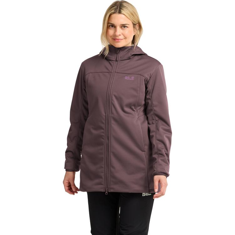 Jack Wolfskin Jack Wolfskin WINDHAIN 2 COAT W Funktionsmantel Damen - sheer plum - 0 | SportScheck