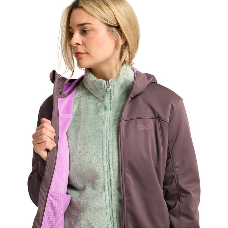 Jack Wolfskin Jack Wolfskin WINDHAIN 2 COAT W Funktionsmantel Damen - sheer plum - 0 | SportScheck