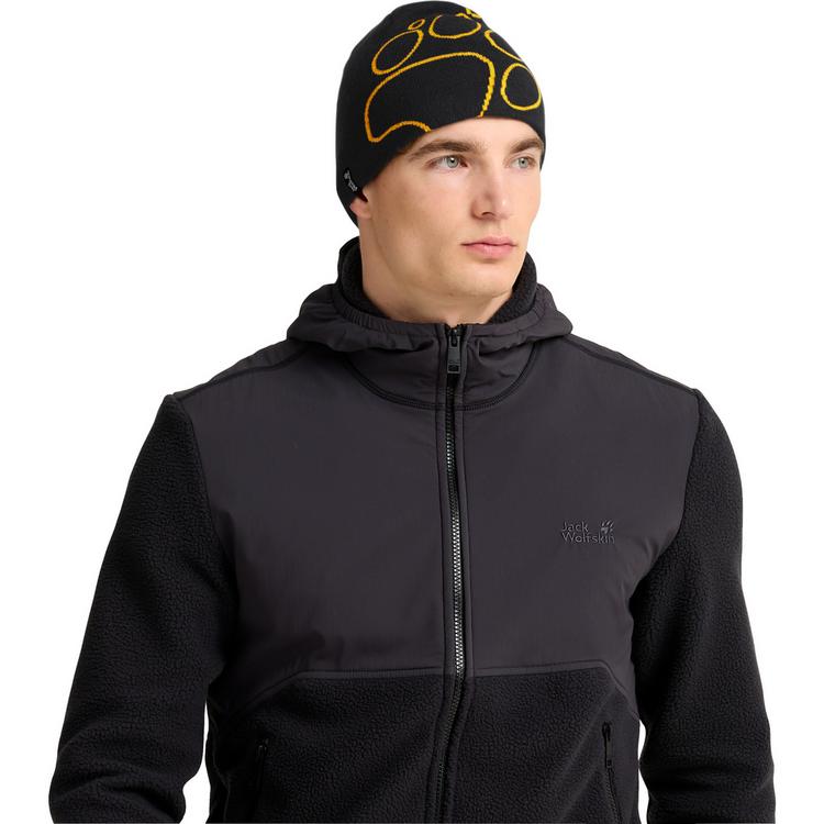 Jack Wolfskin Jack Wolfskin PAW BEANIE Stirnband - black / burly yellow - 1 | SportScheck