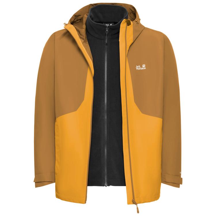Jack Wolfskin Jack Wolfskin STONETRAIL 3IN1 JKT M Funktionsjacke Herren - burly yellow JW - 0 | SportScheck