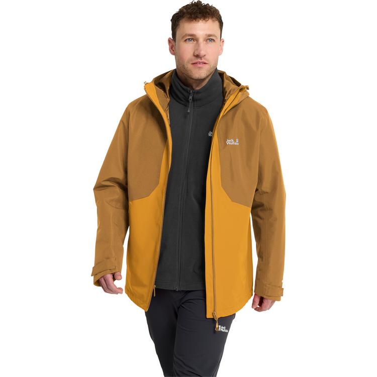 Jack Wolfskin Jack Wolfskin STONETRAIL 3IN1 JKT M Funktionsjacke Herren - burly yellow JW - 0 | SportScheck