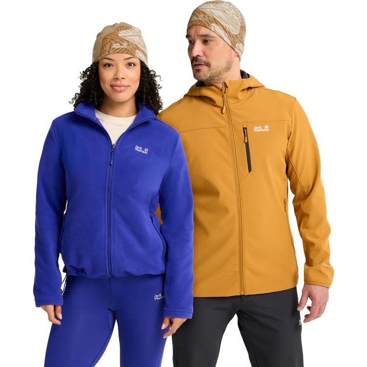 Jack Wolfskin Jack Wolfskin REAL STUFF PRINT BEANIE Stirnband - PAW hazel wood - 0 | SportScheck