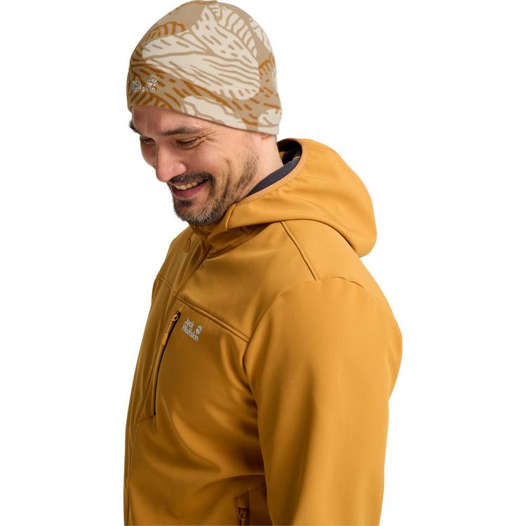 Jack Wolfskin Jack Wolfskin REAL STUFF PRINT BEANIE Stirnband - PAW hazel wood - 1 | SportScheck