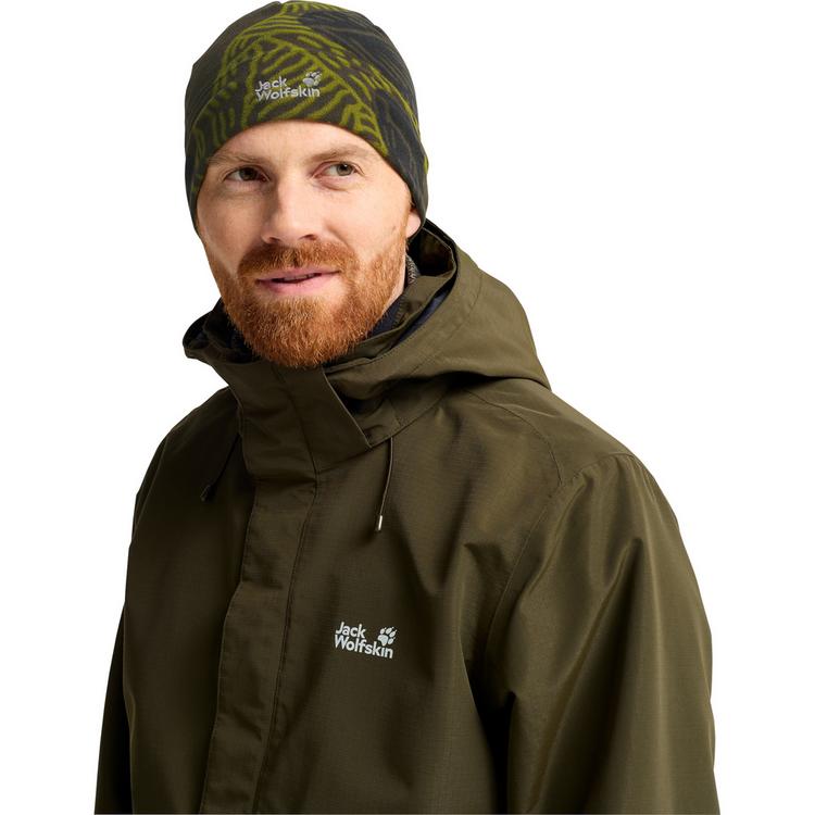 Jack Wolfskin Jack Wolfskin REAL STUFF PRINT BEANIE Stirnband - PAW obsidian moss - 1 | SportScheck