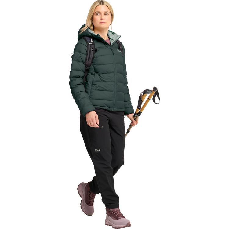 Jack Wolfskin Jack Wolfskin WILD PASS DOWN HOODY W RDS Daunenjacke Damen - sago palm - 2 | SportScheck