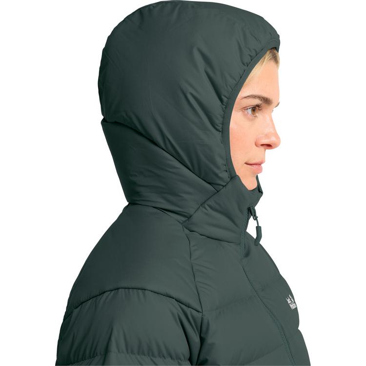Jack Wolfskin Jack Wolfskin WILD PASS DOWN HOODY W RDS Daunenjacke Damen - sago palm - 0 | SportScheck