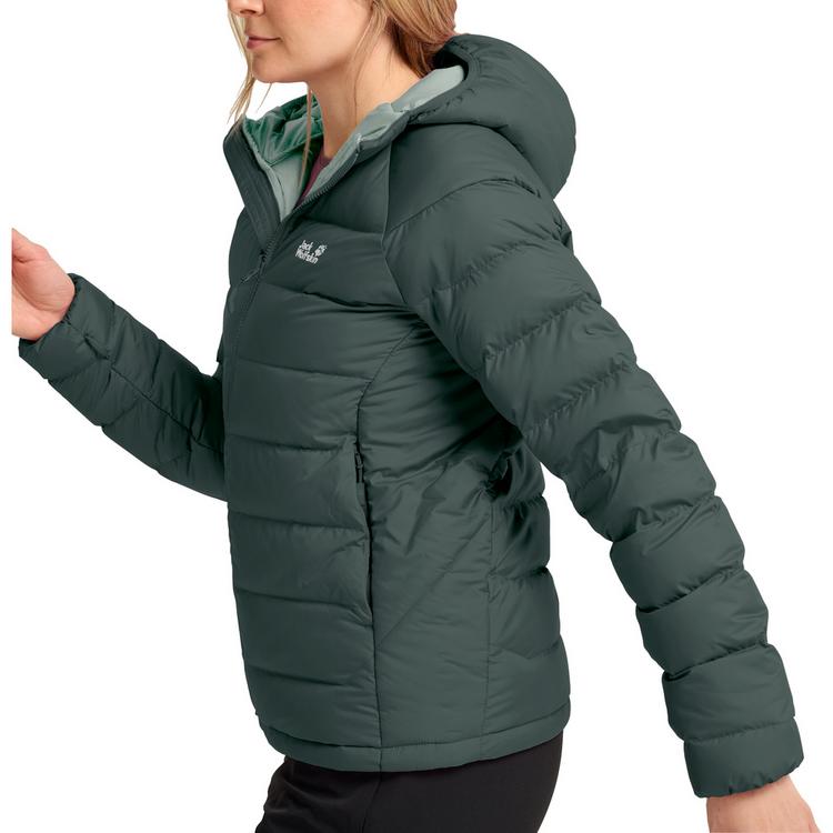 Jack Wolfskin Jack Wolfskin WILD PASS DOWN HOODY W RDS Daunenjacke Damen - sago palm - 2 | SportScheck