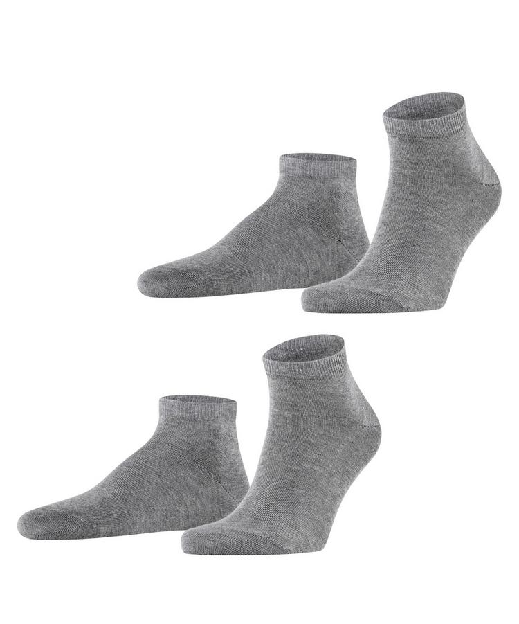 Falke Falke Happy  2-Pack Sneaker Socken Herren - light greymel. (3390) - 0 | SportScheck
