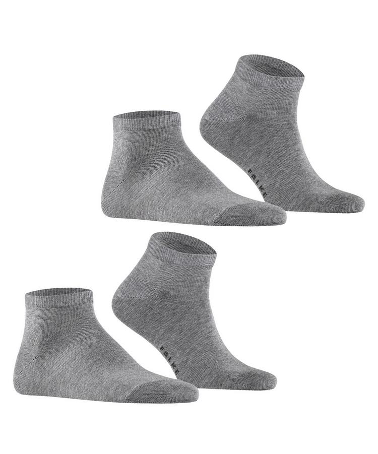 Falke Falke Happy  2-Pack Sneaker Socken Herren - light greymel. (3390) - 0 | SportScheck