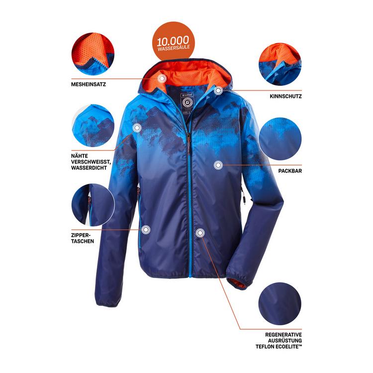 KILLTEC KILLTEC Lyse Funktionsjacke Jungen - Blau3043 - 7 | SportScheck
