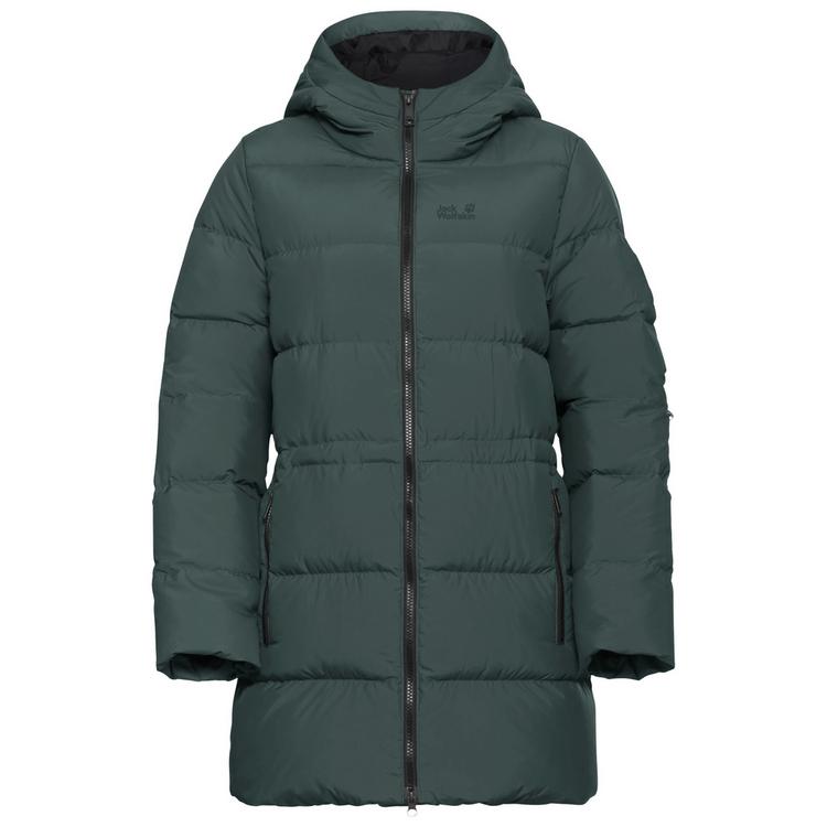 Jack Wolfskin Jack Wolfskin FROZEN PALACE LONG JKT W RDS Daunenjacke Damen - sago palm - 0 | SportScheck