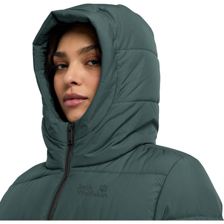 Jack Wolfskin Jack Wolfskin FROZEN PALACE LONG JKT W RDS Daunenjacke Damen - sago palm - 0 | SportScheck