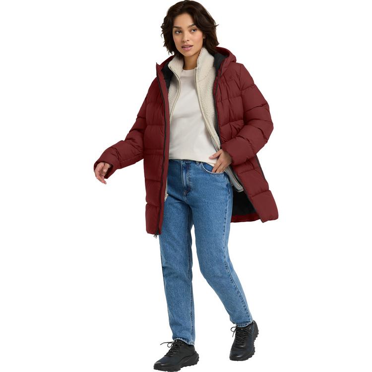 Jack Wolfskin Jack Wolfskin FROZEN PALACE LONG JKT W RDS Daunenjacke Damen - merlot - 0 | SportScheck