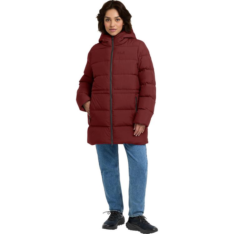 Jack Wolfskin Jack Wolfskin FROZEN PALACE LONG JKT W RDS Daunenjacke Damen - merlot - 2 | SportScheck