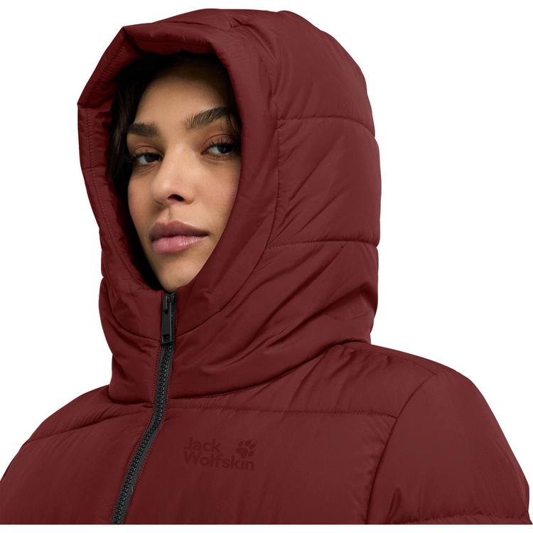 Jack Wolfskin Jack Wolfskin FROZEN PALACE LONG JKT W RDS Daunenjacke Damen - merlot - 0 | SportScheck