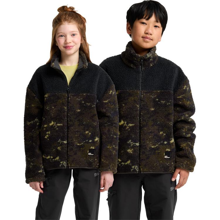Jack Wolfskin Jack Wolfskin TEEN AOP FLEECE K Fleecepullover Kinder - LICHEN peat - 0 | SportScheck