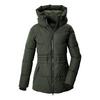 G.I.G.A. DX by killtec Steppjacke mit Kapuze Softshelljacke Damen - Moos1528