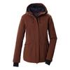 KILLTEC Funktionsjacke mit Kapuze Softshelljacke Damen - Kastanie