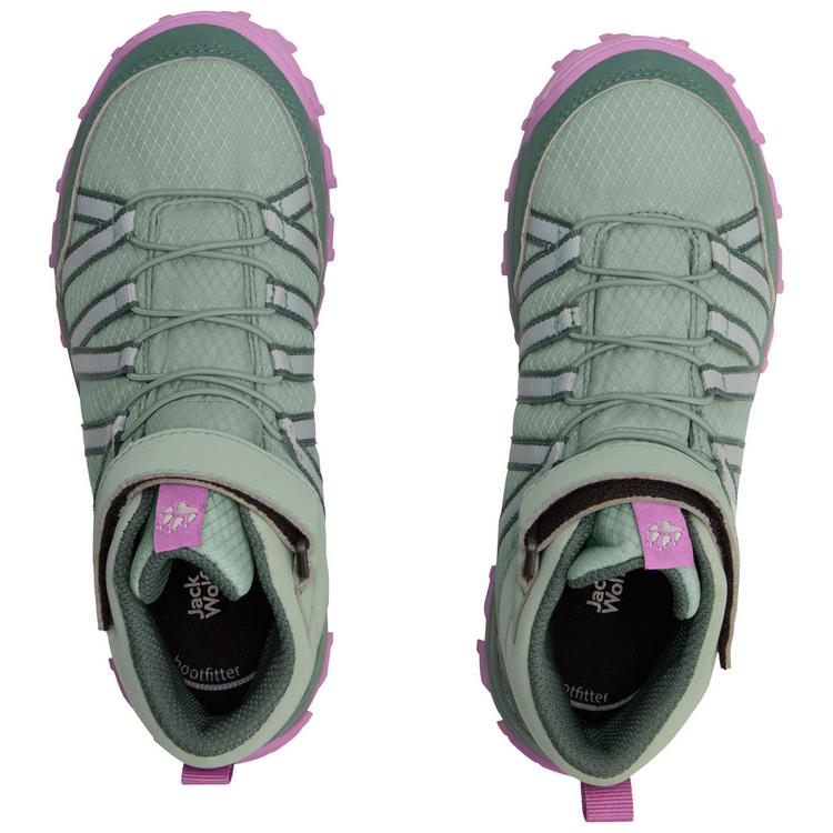 Jack Wolfskin Jack Wolfskin WILD HIKE TEXAPORE MID VC K Wanderschuhe Kinder - green zinnia - 2 | SportScheck