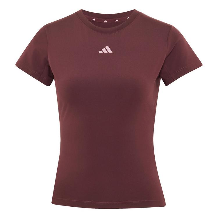 adidas adidas 3-STREIFEN STUDIO BABY T-SHIRT Funktionsshirt Damen - Aurora Ruby - 0 | SportScheck