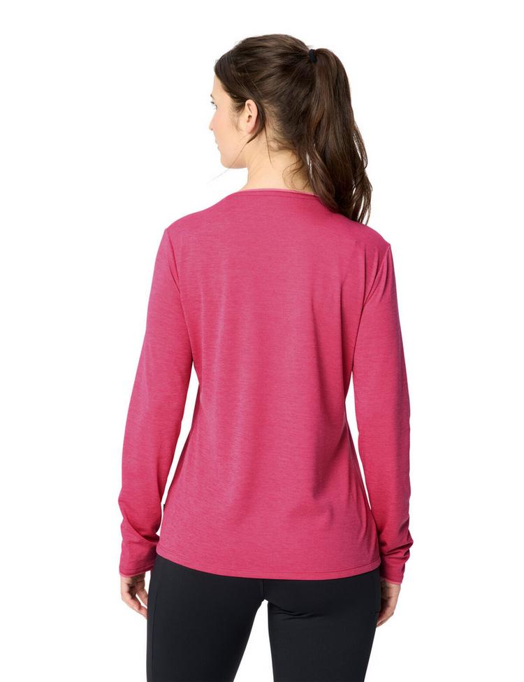 VAUDE VAUDE Women's Essential LS T-Shirt T-Shirt Damen - hibiscus pink - 1 | SportScheck