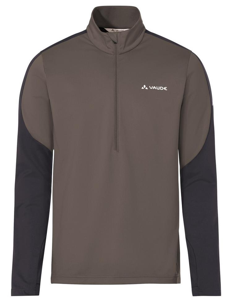 VAUDE VAUDE Men's Livigno Halfzip II Sweatshirt Herren - black/deer brown - 0 | SportScheck