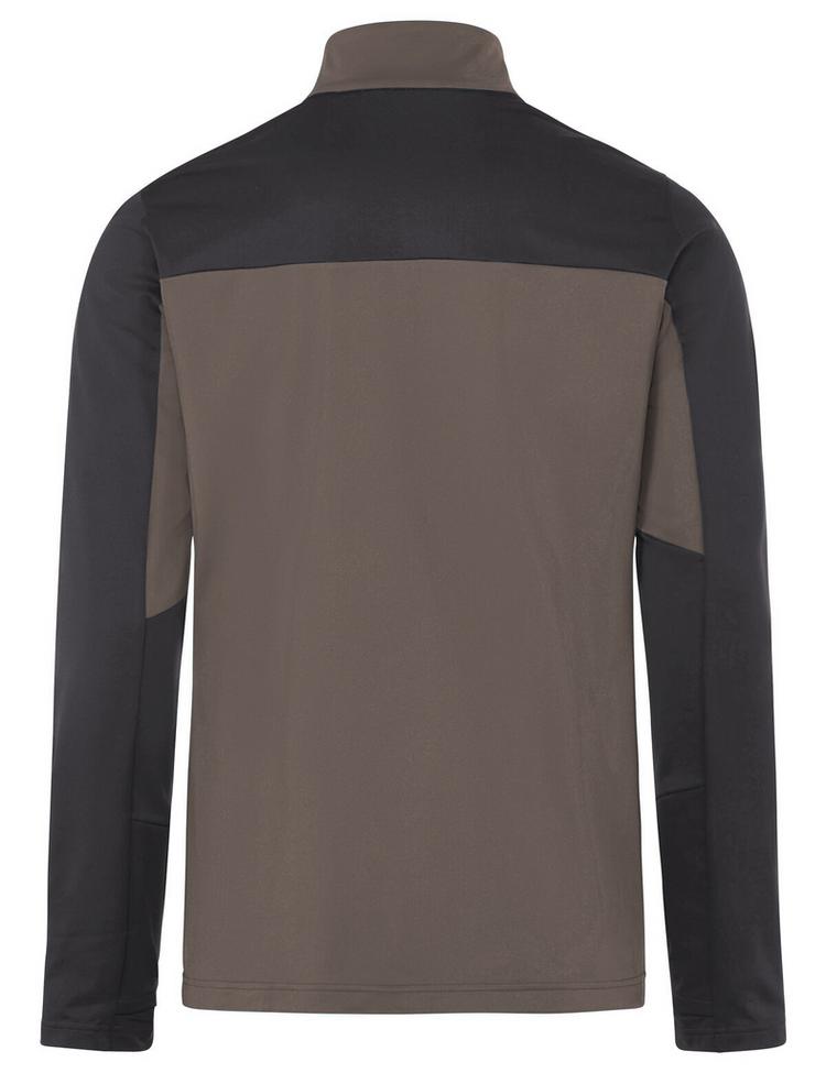 VAUDE VAUDE Men's Livigno Halfzip II Sweatshirt Herren - black/deer brown - 0 | SportScheck