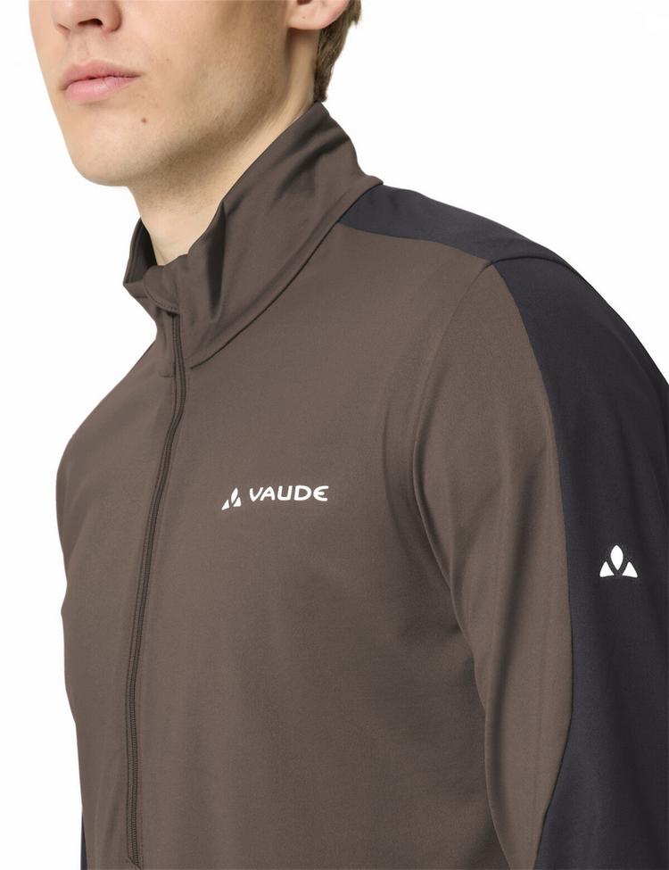 VAUDE VAUDE Men's Livigno Halfzip II Sweatshirt Herren - black/deer brown - 1 | SportScheck