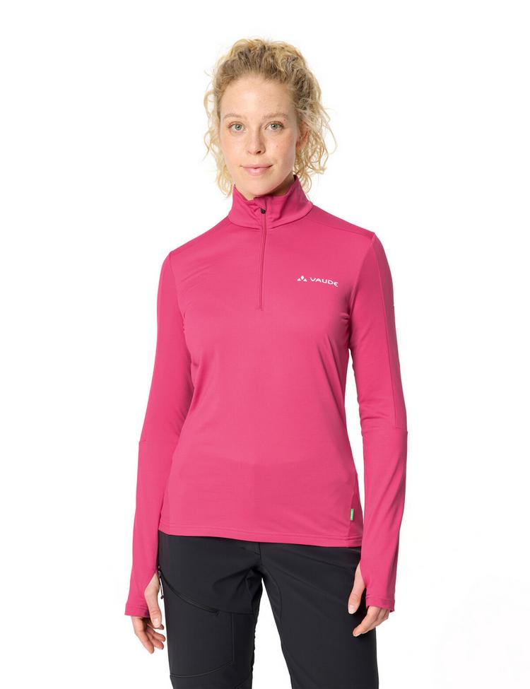 VAUDE VAUDE Women's Livigno Halfzip II Sweatshirt Damen - hibiscus pink - 0 | SportScheck