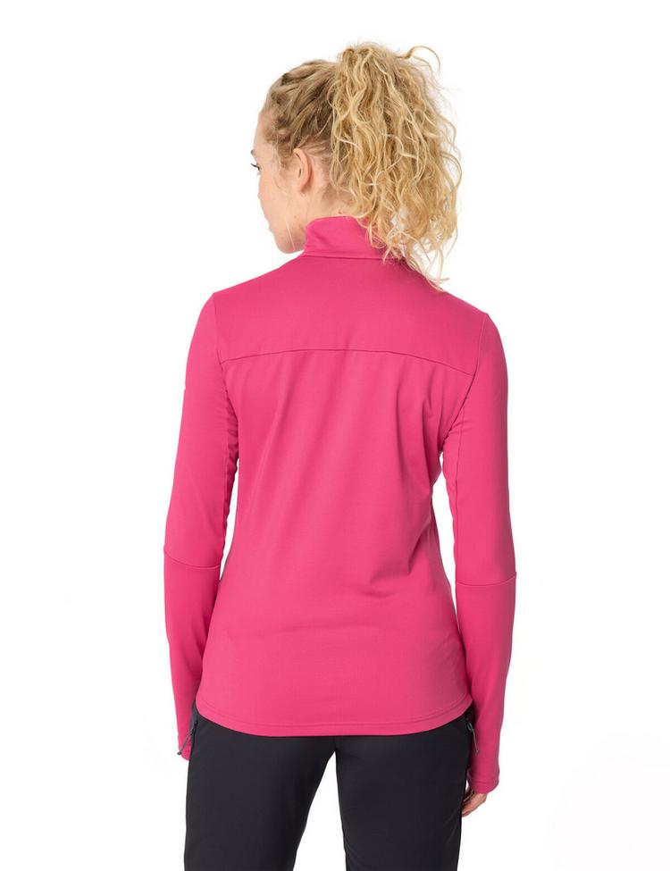 VAUDE VAUDE Women's Livigno Halfzip II Sweatshirt Damen - hibiscus pink - 1 | SportScheck