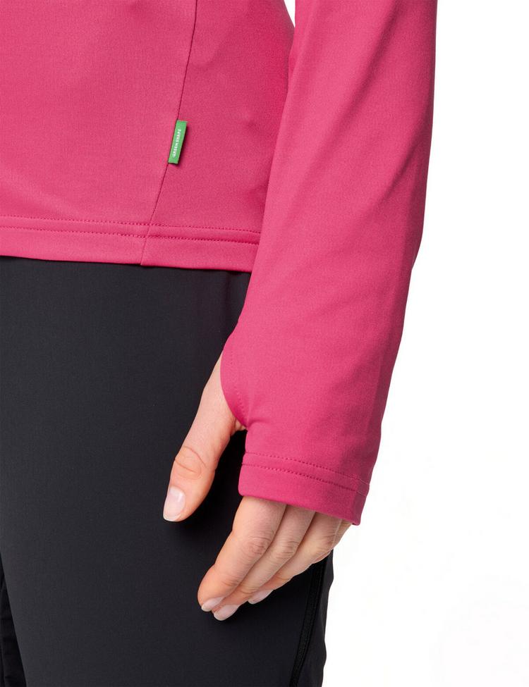 VAUDE VAUDE Women's Livigno Halfzip II Sweatshirt Damen - hibiscus pink - 0 | SportScheck