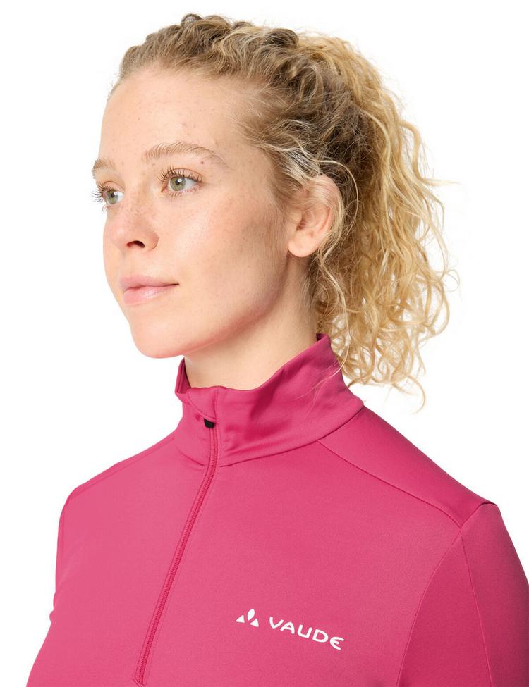 VAUDE VAUDE Women's Livigno Halfzip II Sweatshirt Damen - hibiscus pink - 1 | SportScheck